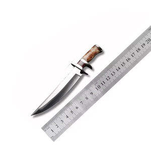 Cuchillo Bowie de Acero de Damasco de Edición Limitada, Cuchillo Clásico de Supervivencia y Caza, Venta al por Mayor, Envío Directo, Cuchillo Bowie Forjado a Mano - Product Image 6