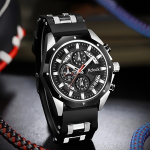 Juego de 4 Piezas de Reloj y Pulsera Casual de Negocios para Hombre con Calendario, Collar con Cruz, Reloj de Lujo para Hombre B916 - Product Image 5