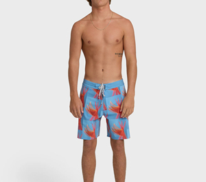 Fashion Solid Sublimation Transfer Print Board <b>Shorts</b> for <b>Men</b> Quick Dry Summer Wear Polyester/Cotton Worsted - Product Image 3