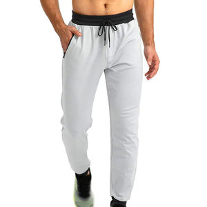 High Quality <b>Slim</b> <b>Fit</b> Casual <b>Men</b> <b>Jogger</b> Trousers Mid Waist 100% Cotton Soft Fabric Elastic Breathable Eco-Friendly Daily Wear - Product Image 1