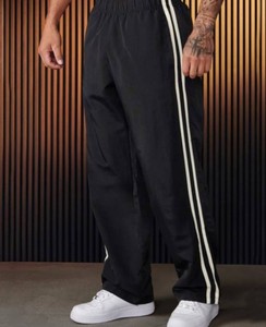 Nouveau pantalon de sport décontracté en coton coupe droite pour homme – Idéal pour la gym, le fitness, le jogging, la course en extérieur, la randonnée – Personnalisable – Tailles plus - Product Image 6