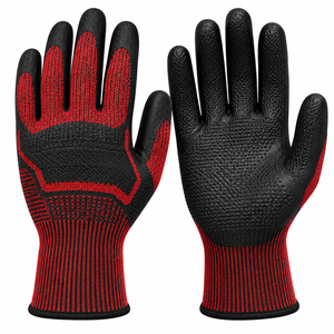 Gants de travail personnalisés en nitrile, adhérence flexible, protection des mains, vente en gros OEM - Product Image 1