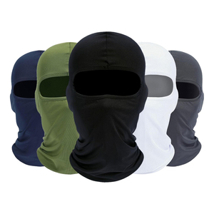 Balaclava unisexe respirante et légère, masque facial à capuche, couleur unie, style sportif pour adultes, utilisation hivernale - Product Image 6