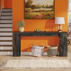 Wooden Console <b>Table</b> for <b>Sofa</b> Entryway or Accent Placement - Product Image 4