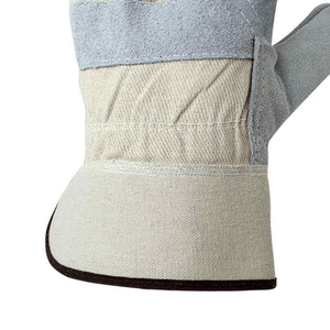 Gants de travail professionnels en cuir de vachette, résistants à la chaleur, pour charpentiers, usage festif, vente en gros OEM - Product Image 5