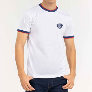 เสื้อยืดผู้ชายสีพื้น ทรงหลวม พิมพ์ลาย ผ้าฝ้าย 100% เสื้อยืดแขนสั้นสำหรับฤดูร้อน - Product Image 3