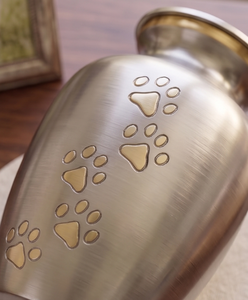Urnas de Cremación para Mascotas y Urnas Conmemorativas de Metal para Cenizas de Perros y Gatos, Urna de Cremación de Latón Elegante - Product Image 4