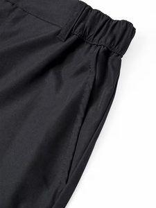 Men's Navy Blue Cotton High Shorts Non-Stretch Casual Everyday Formal Side Pockets Machine Washable Regular Fit Quick Dry - Product Image 4