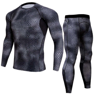 Ropa Deportiva al por Mayor para Hombre, Conjunto Deportivo para Gimnasio, Traje de Compresión para Entrenamiento, Camisetas y Pantalones para Hombre - Product Image 1