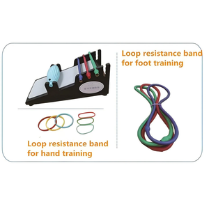 Estante de Almacenamiento Plegable para Rodillos de Masaje con Compartimentos Organizados para Equipo de Fisioterapia - Product Image 3