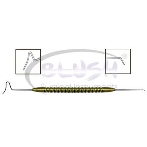 ReLEx SMILE Double Ended Disk Spatula Hook Ophthalmic Refractive Surgery Instrument Eye Surgery Tool By <b>Blush</b> Surgical - Product Image 1