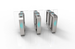 Tornello <span class=keywords><strong>Scorrevole</strong></span> Automatico Anxia in Acciaio Inox 304 a Tutta Altezza per Controllo Accessi Pedonali in Palestra con Carta RFID - Product Image 5