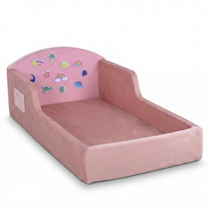 Cama Infantil de Espuma Completa, Cama para Niños Pequeños de Alta Densidad con Adhesivos Interactivos Ecológicos para Muebles de Dormitorio - Product Image 3