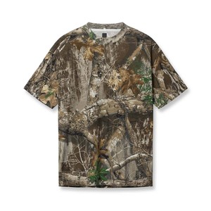 T-shirt camouflage 100% coton pour homme, chasse, streetwear, tee-shirt personnalisé, OEM, vente en gros - Product Image 1