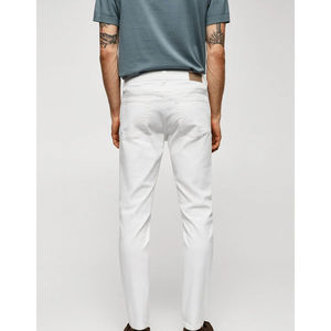 Pantalon droit extensible super confortable pour homme Pakistan Tannery, denim jersey de qualité supérieure, jean à cinq poches, délavage clair. - Product Image 5