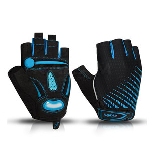 Dernier design de gants demi-doigts en cuir respirant pour l'extérieur, service OEM personnalisé, haute qualité, unisexe, fabriqué au Pakistan - Product Image 1