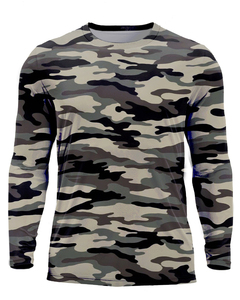 Camisetas de Pesca Orchidays Unisex, Manga Larga de Poliéster con Protección UV UPF 50, Cuello Redondo, Dobladillo Recto, Estilo Casual y Relajado - Product Image 5