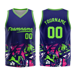 Maillot de basket-ball unisexe grande taille, logo personnalisé imprimé, respirant, anti-humidité, séchage rapide, sans manches, tissu 100% polyester - Product Image 1