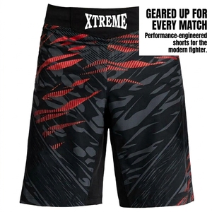 Shorts de MMA al por Mayor, Shorts de Muay Thai con Logotipo Personalizado, Proveedor de Shorts de Entrenamiento Elásticos en 4 Direcciones, Equipo Deportivo con Marca Personalizada - Product Image 2