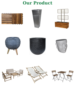 Estante de leña de acero Corten resistente a la intemperie, diseño clásico minimalista para uso en el hogar y el jardín al aire libre con macetas y jardineras - Product Image 4