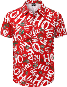 เสื้อเชิ้ตชายหาดพิมพ์ลายฮาวาย แขนสั้น สไตล์ลำลอง ติดกระดุม สำหรับฤดูร้อน สีสันสดใส ลายดอกไม้ เหมาะสำหรับวันหยุดพักผ่อน - Product Image 3