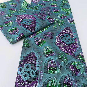 Tissu en sergé de coton imprimé wax africain style Mozambique pour chemises et robes de garçons – Mode moderne - Product Image 1