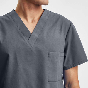 Straight Leg Stretchable Waist Scrub Suits For <b>Doctors</b> And Nurses Unisex Scrub <b>Set</b> Medical Scrubs Uniforms - Product Image 6