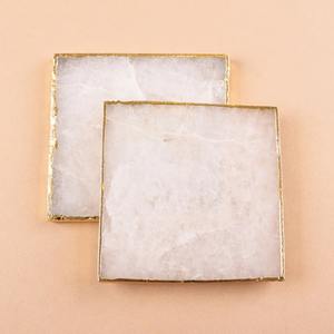 Luxury Handcrafted <b>Marble</b> <b>Coaster</b> Set Premium Natural Stone Drink <b>Coasters</b> With Smooth Polished Finish Durable Heat Resistant - Product Image 6