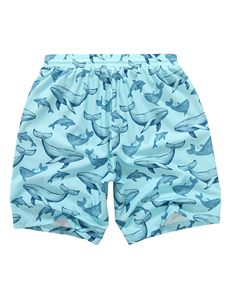 Men Casual <b>Shorts</b> Patchwork Print Elastic Waist Drawstring Beach Summer Holiday Colorful Lightweight White top mens swim beach - Product Image 3