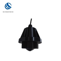 Capteur de niveau d'eau radar 80 GHz en plastique compact, faible consommation, stable, précision de 2 mm, de 0 à 20 m, pour la surveillance des inondations des lacs et des canalisations