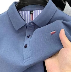 Chemise décontractée en maille Oxford personnalisée pour hommes et femmes, à manches courtes, anti-plis, séchage rapide, pour le golf - Product Image 4