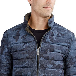 Customizable <b>Men</b> Bubble Puffer <b>Jacket</b> Front Quick Dry Breathable Winter Wear High Street Style Stand Collar OEM ODM Service - Product Image 5
