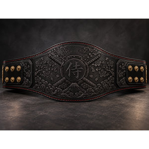 Ceinture de championnat personnalisée Samurai Eclipse MMA Boxe Lutte Plaques métalliques Logo personnalisé OEM Vente en gros Marque personnalisée Unisexe - Product Image 6