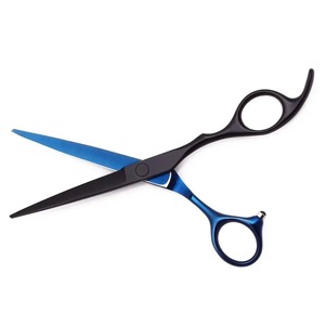 กรรไกรตัดผมตรงแบบมืออาชีพของญี่ปุ่น ด้ามจับลายมังกร ดีไซน์สั่งทำพิเศษ กรรไกรตัดผมสำหรับช่างตัดผมใหม่ ทำจากสแตนเลส ปลายคม - Product Image 5