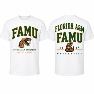 Camiseta Personalizada HBCU A&M University para Hombre, 100% Algodón, Transpirable, de Secado Rápido, Ecológica, Casual, de Manga Corta, Corte Regular, al por Mayor - Product Image 1