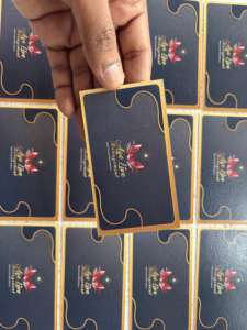 Cartes de visite professionnelles haut de gamme avec impression de logo sur papier épais, dorure à chaud et finition mate - Product Image 5