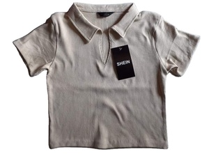 Camisetas de punto de algodón orgánico 100% con estampado personalizado, polos para niños, colección de verano, colección informal de manga corta - Product Image 5