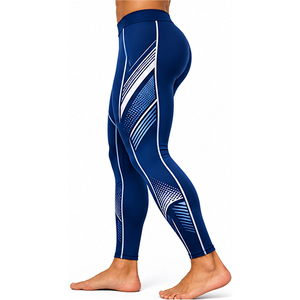 Pantalones Deportivos de Compresión para Hombre, Leggings Personalizados para Gimnasio, Entrenamiento y Running, Transpirables, de Secado Rápido, Alta Elasticidad, con Estampado en la Cintura - Product Image 6