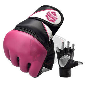 Guantes de MMA de Cuero de Alta Calidad, Antideslizantes, con Correa de Muñeca Ajustable con Gancho y Bucle, Colores Personalizados, Opciones Personalizables, MOQ Bajo, Boxeo - Product Image 3