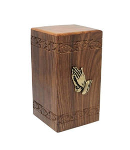 Handmade Wooden Cremation <b>Urns</b> for Adult Funeral and Burial with Custom Logo at Low Price - Product Image 6