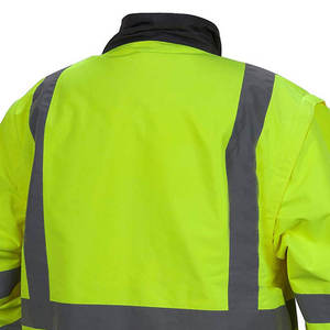 Chaqueta de Seguridad de Alta Visibilidad con Bolsillos, Chaqueta de Trabajo Reflectante para Hombre, Cómoda, con Logotipo Personalizado, Precio Razonable - Product Image 2