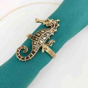 Anneaux de serviette en métal de haute qualité pour serviettes en tissu, décoration de table élégante et durable pour restaurants et hôtels - Product Image 4