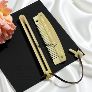 Tradebyd Handmade Bone Hair Comb Premium Detangling Comb Natural Hair Care Grooming <b>Tool</b> for Men Women - Product Image 5