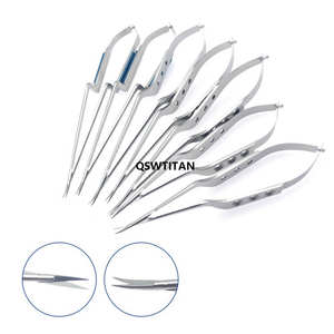 Tijeras de Micro Neurocirugía, Instrumentos Microquirúrgicos de Acero Inoxidable, Micro Tijeras de Dentavex - Product Image 1