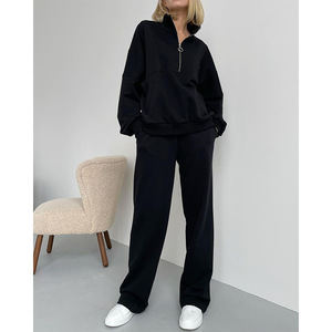 Ensemble de survêtement décontracté pour femmes, sweat à capuche et pantalon de jogging, ensemble deux pièces pour femmes - Product Image 3