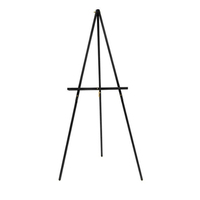 Verzierte Metall-Malerei-Staffelei mit Verstellbarer Höhe, Heimdekoration, Foto-Display, Bodenstaffelei, Handgefertigt, Amson Messing AG-32253