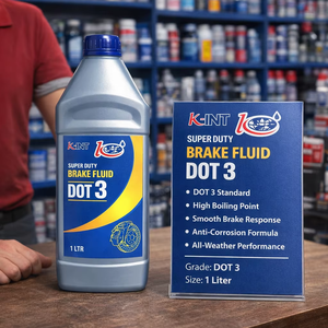 Suministro al por Mayor de Líquido de Frenos Hidráulico DOT 3, 1 Litro, Calidad Premium [Material] Duradero, OEM, ODM, Logotipo Personalizado, Proveedor de Fábrica al por Mayor - Product Image 1