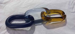 Eslabones de Cadena de Resina Transparentes de Gran Tamaño y Coloridos para Decoración de Paredes, Manualidades y Accesorios para Divisores de Habitaciones - Product Image 5