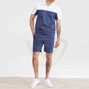 Men New Fashion T- Shirts Men Shorts <b>Twins</b> <b>Set</b> 2 Piece Trending cotton Fashionable Polo T Shirt Shorts <b>Set</b> - Product Image 1