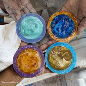 ถาดรองแก้วทำจากเรซินหรูหราดีไซน์สวยงามสำหรับตกแต่งห้องครัวบ้าน - Product Image 4